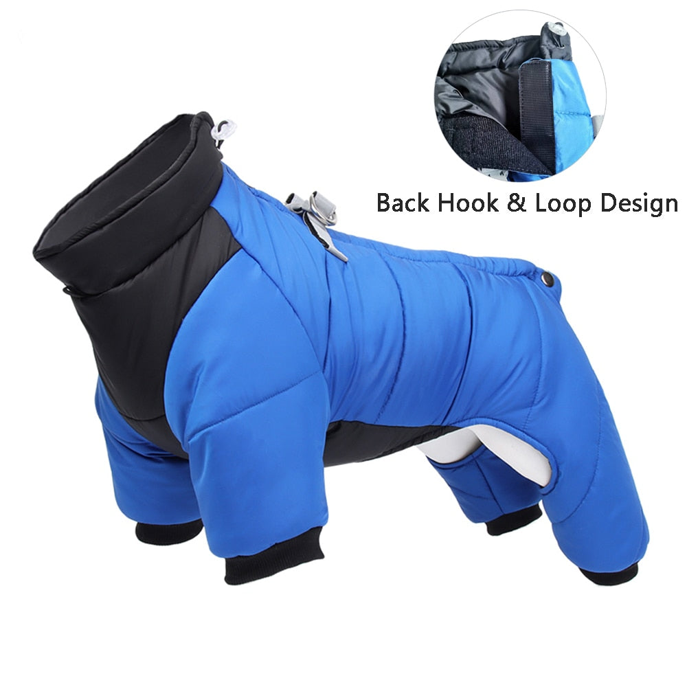 Winter Warm Thicken Pet Dog Jacket Waterproof Dog Clothes
