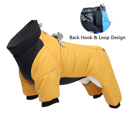 Winter Warm Thicken Pet Dog Jacket Waterproof Dog Clothes